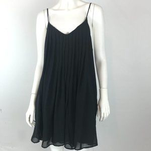 Kimchi Blue Pleated Slip Dress - Black